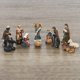 thumbnail image 5 of Conjunto de 11 piezas de estatuilla de Natividad Santa estatua de nacimiento de Jesús conjunto de estatuillas religiosas pintadas, 5 of 9