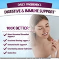 thumbnail image 2 of Gomitas probióticas Digestive Advantage para la salud digestiva, probióticos diarios para mujeres y hombres, apoyo para la hinchazón ocasional, molestias abdominales menores y salud intestinal, 2 bote, 2 of 5