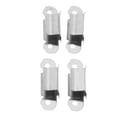 thumbnail image 1 of Ensemble de Clip de Lit en Verre, Fixation Ferme en Acier Inoxydable Ressort Tourner Clip Facile à Utiliser Forte Rouille 16Pcs pour 7mm à Plat, 1 of 8