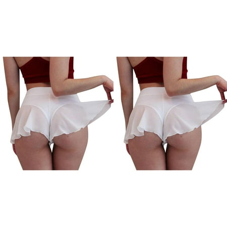 2 Pack Ladies Panties Pants Skirt Home Wear Ladies Panties High Women Underwear Seamless Underwear for Women Thong Undies for Women Open Panties Ladies Panties Size 6 High Cut Briefs for Women