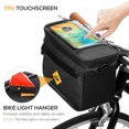 thumbnail image 3 of Bolsa térmica para bicicleta con aislamiento para ciclismo Bolsa para manillar de bicicleta resistente al agua, 3 of 8