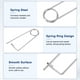 thumbnail image 2 of Uxcell 1-Pack Pin de Seguridad de Chaveta en Forma de Broche, Pines de Acero Inoxidable M4x100, Sujetadores de Broche de Bloqueo Rápido, Clips Retenedores Pesados, 2 of 7
