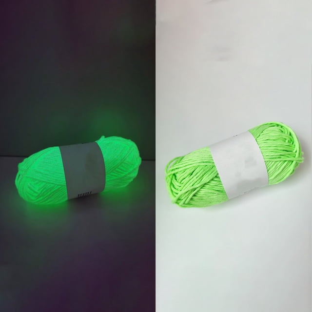 DIY Glow In The Dark Yarn 1 DIY Glow Yarn Glow In The Dark Yarn For Crochet Glow Yarn For Knitting Crocheting Crafts Sewing Beginners Christmas Decorations Celebrate Va valentine decorations for home