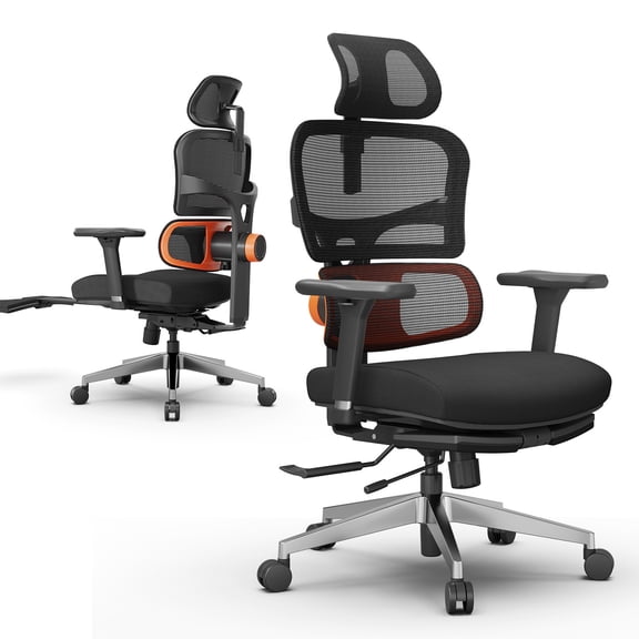Newtral NT002 Ergonomic Office Chair with Dynamic Lumbar Support & Footrest