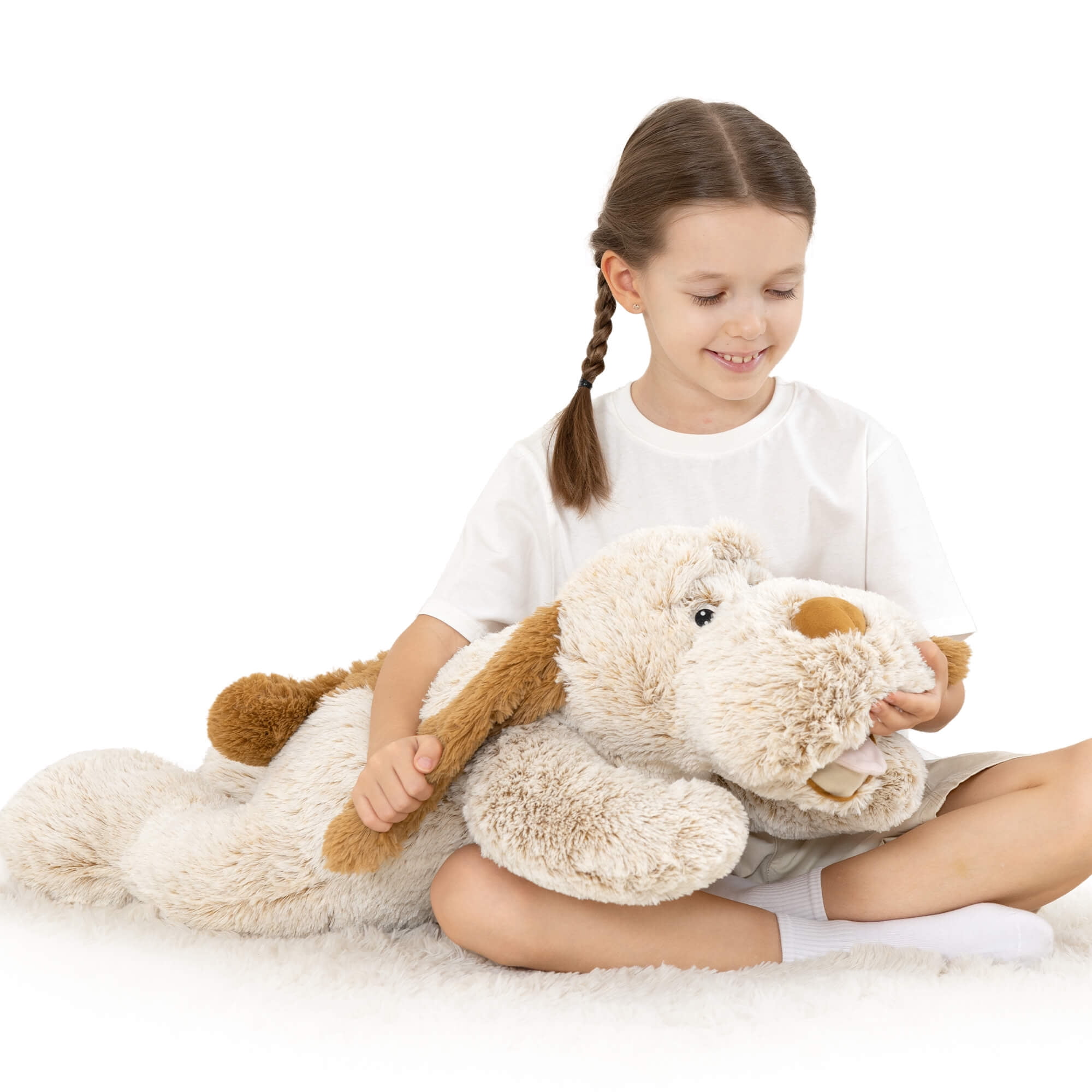MorisMos Giant Stuffed Dog 32'' Puppy Stuffed Animal Big Plush Toy