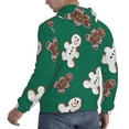thumbnail image 6 of Goofa Gingerbread Snowman Cookies for Men's Hooded Sweatshirt - Lightweight Pullover Hoodie with Kangaroo Pocket, Perfect for Everyday Wear-Large, 6 of 7