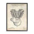 thumbnail image 4 of Stupell Industries Detailed Engine Machine Diagram Blueprint Patent Text Framed Wall Art, 24 x 30, Design by Karl Hronek, 4 of 5