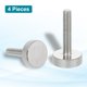 thumbnail image 3 of Tornillos de Pulgar Estriados Uxcell M5x0.98'' Acero Inoxidable 304 Cabeza Plana Tornillos de Pulgar 0.63'' Diámetro. 4 Pcs, 3 of 7