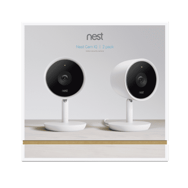 Open Box Google Nest Cam IQ Indoor Security Camera - 2 Pack