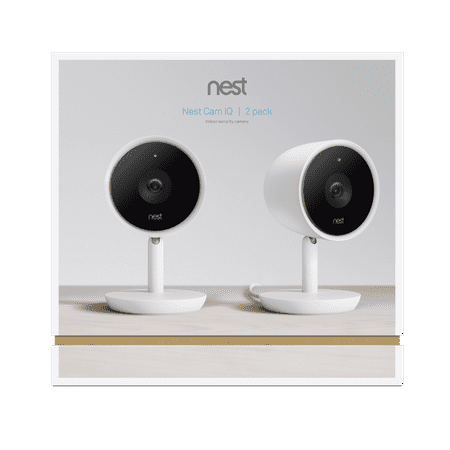 Google Nest Cam IQ Indoor Security Camera - 2 Pack