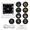D, variant on Christmas Magnetic Music Player with 9 NFC Mini Records, 256MB Custom MP3 Audio Player for Refrigerator, Personalized Voice Message Music Box with USB Cable, Holiday Gift