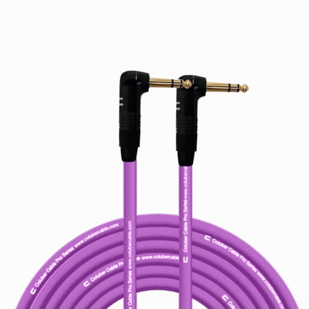 Columber Cable - Right Angle 1/4  TRS to Right Angle 1/4  TRS Pro Audio Cable price history on PriceWatchPro