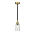 thumbnail image 4 of Innovations Lighting  Clymer - 1 Light 4" Cord Hung Mini Pendant Antique Brass/Seedy, 4 of 5