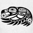thumbnail image 3 of CafePress - Native American Raven Sun Kids T Shirt - Light T-Shirt Kids XS-XL, 3 of 4