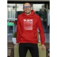 thumbnail image 2 of Black Whyte Techno Style Hoodie Men -Image by Shutterstock, Male Large, 2 of 4