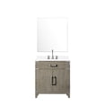 thumbnail image 2 of Grey Oak Single Bath Vanity, 158.20 lb | Provides Stable Support in the Bathroom | Comes with Twice - sealed Cultured Marble and Faucet, 2 of 4