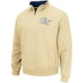 thumbnail image 2 of Men's Colosseum Gold Georgia Tech Yellow Jackets Tortugas Logo Quarter-Zip Pullover Jacket, 2 of 3