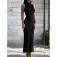 thumbnail image 5 of Women Bodycon Maxi Dress Casual Long Dresses Black S, 5 of 7