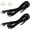 Black, variant on 8 FT Lamp Cord with Plug, Replacement Lamp Wire with Plug, Black SPT-2 Lamp Cord Wire Set 2 Polarized Molded Plug 18 AWG Power Cord, 8 Feet DIY Rewiring Repair Wiring Electrical Light Cords
