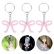 thumbnail image 1 of ADDHAT 10Ud Llavero De Lazo Rosa En PVC Resistente Para De Fiesta Y Bolsos, 1 of 8