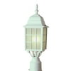Trans Globe Lighting 4421 1-Light Up Lighting Square Outdoor Post Light from the Outdoor Collection