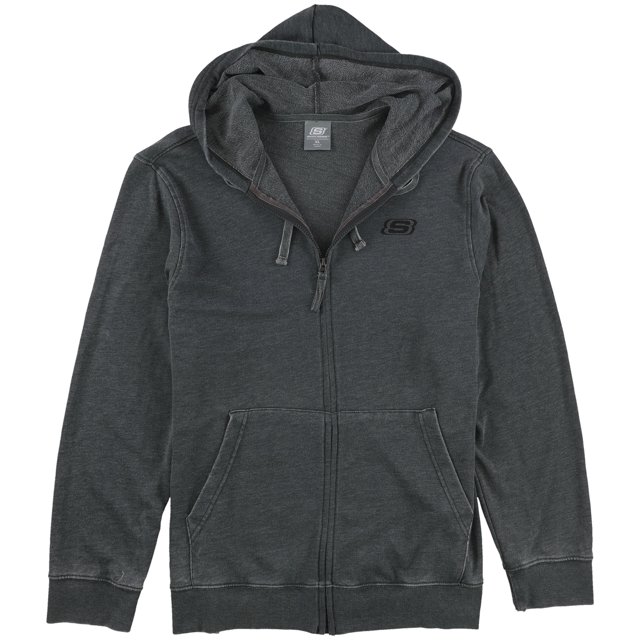 Skechers Mens Logo Hoodie Sweatshirt gray S