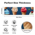 thumbnail image 2 of Ice Cream 15.7"x59" Rectangular Kitchen Mat Runner, Washable Absorbent Rubber Mats Kitchen Rug, 2 of 6