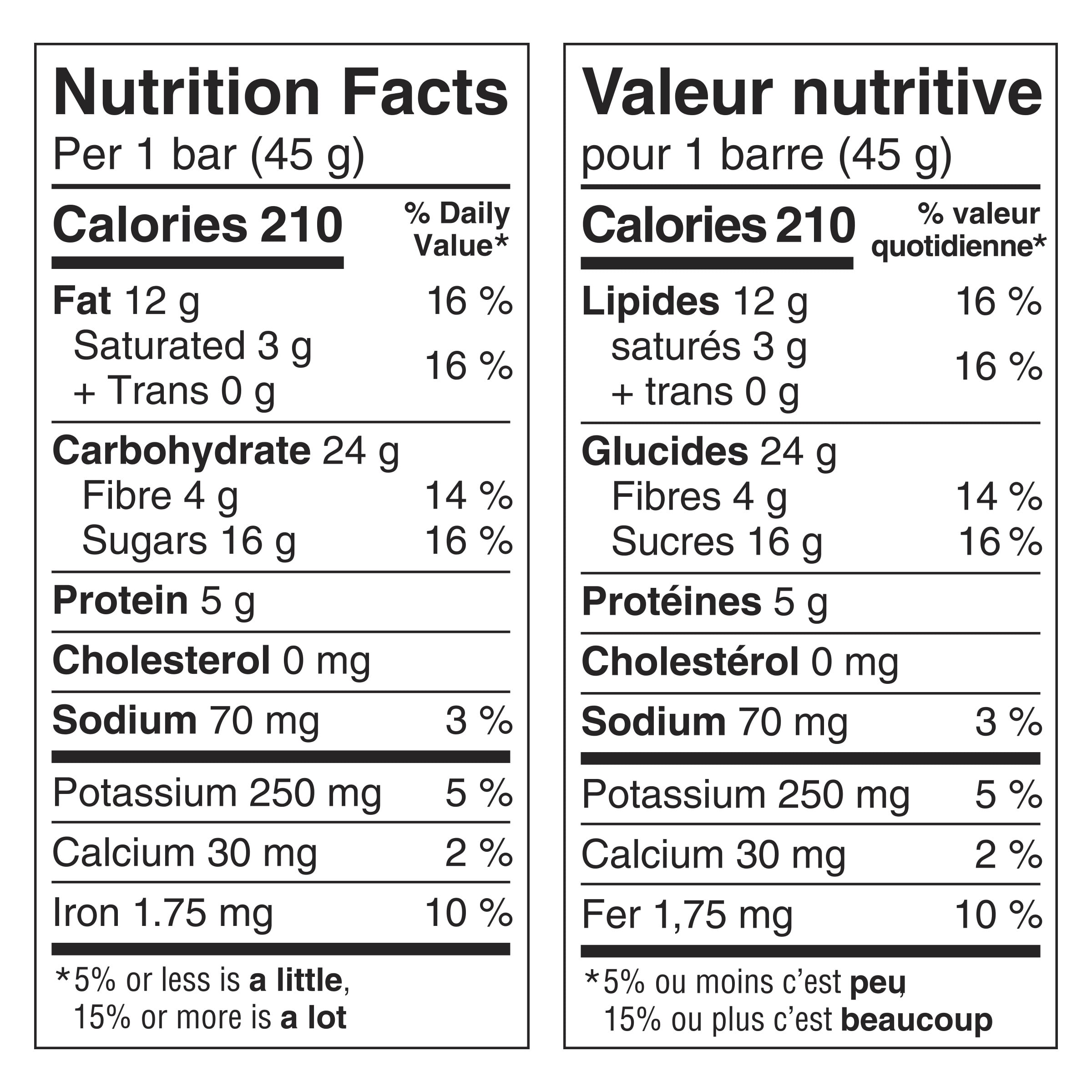 Larabar Gluten Free Peanut Butter Chocolate Chip, 5 bars x 45 g, 225 g