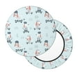 thumbnail image 2 of Gukieu Poodle Playing Skateboard Print Round Chair Cover, Dust-proof and Non-slip Bar Chair Protective Cover, Suitable for Bars, Restaurants, Offices-13 inch, 2 of 7