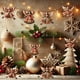 thumbnail image 3 of Adornos navideños de madera con forma de ángel. Adornos rústicos de estilo granja con forma de ángel. Adornos para colgar en el árbol de Navidad para decorar el hogar en Navidad., 3 of 7