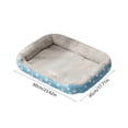 thumbnail image 5 of Orthopedic Dog Bed Soft Pet Sofa Mat Washable Crate Pad for Small Medium Dogs Cats Indoor(Blue-M), 5 of 6