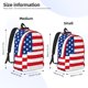 thumbnail image 2 of Fotbe America Flags3 Mochila de Lona con Estampado, Mochila Duradera, Mochila Versátil de Alta Calidad, Mochila Compacta Vintage-Small, 2 of 5
