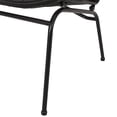 thumbnail image 5 of GDF Studio Chardean Outdoor Wicker Wrap Hammock Loveseat Bench, Black, 5 of 8