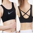 thumbnail image 3 of Sujetador deportivo Nike original de alta resistencia y resistente a los golpes para correr, ropa interior deportiva de moda para fitness 899371-091, 3 of 5