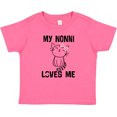 thumbnail image 3 of Inktastic Nonni Loves Me Granddaughter Kitty Cat Girls Baby T-Shirt, 3 of 5
