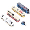 thumbnail image 1 of Modelo de autobús BuyWeek ferroviario de alta velocidad vehículo de juguete con retroceso, 1 of 14