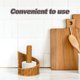 thumbnail image 3 of unbranded Soporte Decorativo Para Higiénico Con De Rattan Sintético Y Almacenamiento Funcional Marrón, 3 of 8