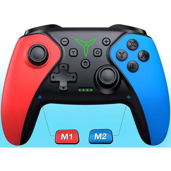 QQV Switch Controller - Wireless Switch Pro Controller with Programmable Function for Switch Lite/OLED/Android/iOS/PC