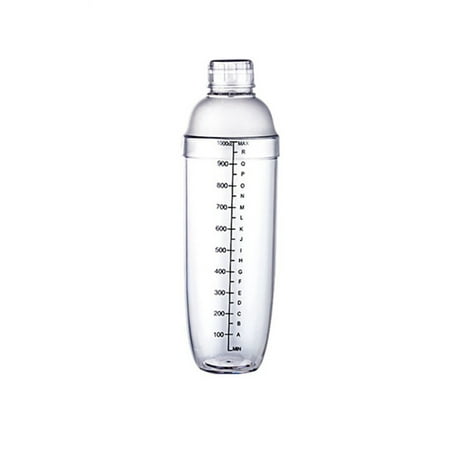 

Kzxbty Snow Grams Cup Plastic Cocktail Shaker Wine Beverage Mixer Barware Bar Tools Plastic Martini Cocktail Shaker 1000Ml