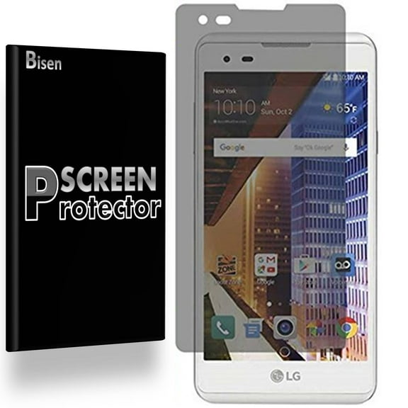 LG Tribute HD [BISEN] Privacy Anti-Spy Screen Protector, Anti-Scratch, Anti-Shock, Anti-Bubble