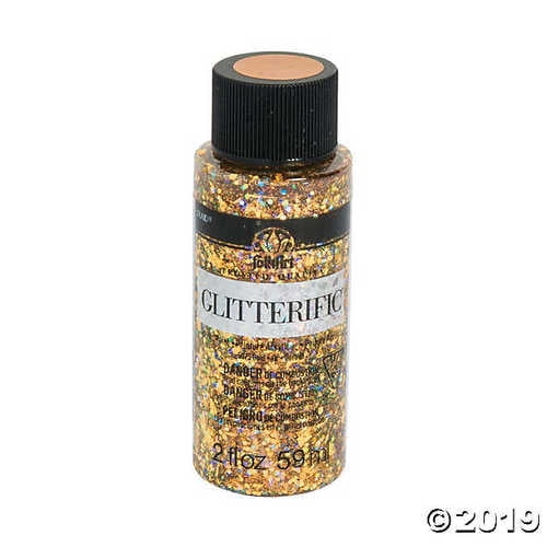 FolkArt® Glitterific™ Acrylic Paint Gold
