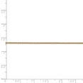 thumbnail image 4 of 14K Yellow Gold 1.0mm Diamond Cut Wheat Chain, 4 of 4