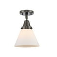 thumbnail image 4 of Innovations Lighting  Caden Cone - 1 Light 8" Flush Mount Oil Rubbed Bronze/Matte White, 4 of 5