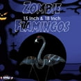 thumbnail image 3 of PMU Halloween Zombie Flamingo Trick or Treat Blow Mold Decorations - Perfect for Halloween, Home, Lawn, Yard, Decor (Indoor and Outdoor), 3 of 8