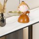 thumbnail image 5 of Bandeja organizadora de almacenamiento con figuras de niña nórdica, estatua, manualidades, decoración para fiestas naranja, 5 of 8