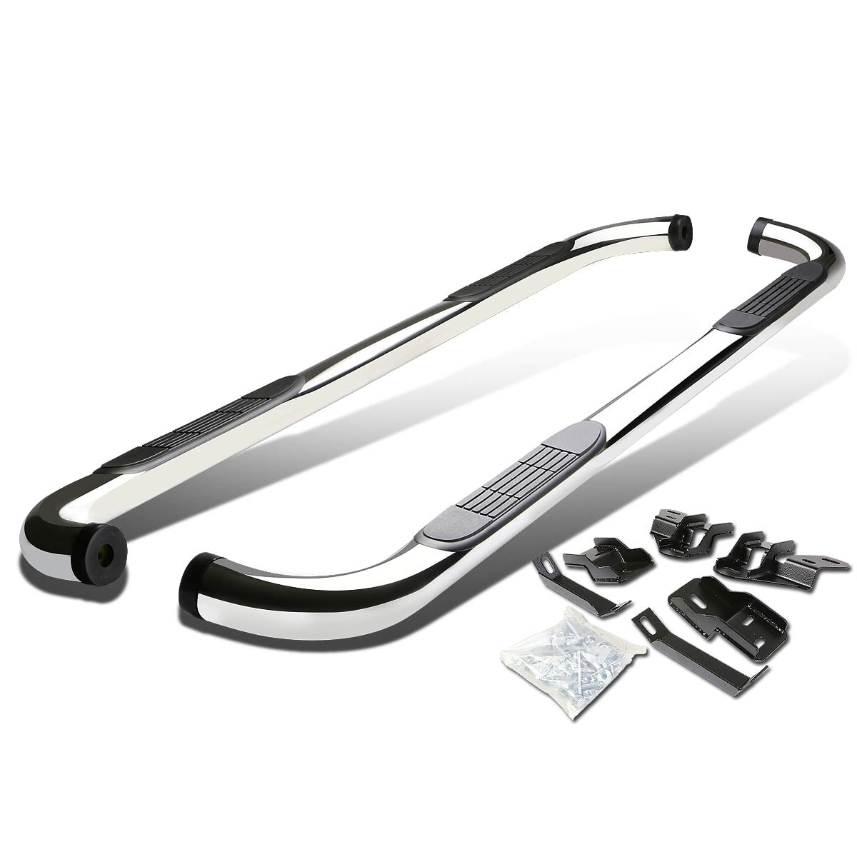 DNA Motoring 3" Nerf Bars For 0915 Dodge Ram 1500 2500 3500 Crew Cab