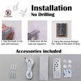 thumbnail image 5 of Kiven Battery Operated Wall Sconces with Remote Control,Rechargeable Rhinestones Glam Wall Sconces,Set of 2 Dimmable Wall Lighting for Living Room Bedside Decor, 5 of 6