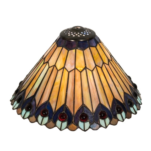 Meyda Tiffany 26311 Tiffany Jeweled 7" Tall Lamp Shade