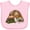 AD-Pink, variant on Inktastic Cute Pile of Turtles Boys or Girls Baby Bib
