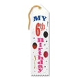 thumbnail image 2 of Pack of 6 White "My 6th Birthday Award" School Award Ribbon Bookmarks 8", 2 of 2